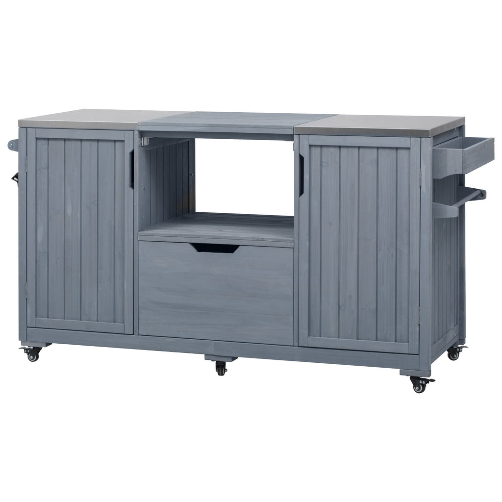 K&K 66.5" Outdoor Kitchen Island for Big Green Egg Grills (Cart only…)