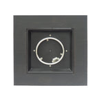 33" Outdoor Iron Square Propane Fire Pit - Brushed Brown