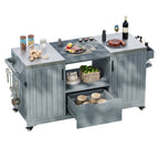 K&K 66.5" Outdoor Kitchen Island for Big Green Egg Grills (Cart only…)