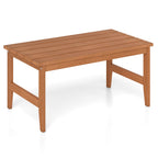 Rectangular Teak Wood Outdoor Coffee Table 35.5"