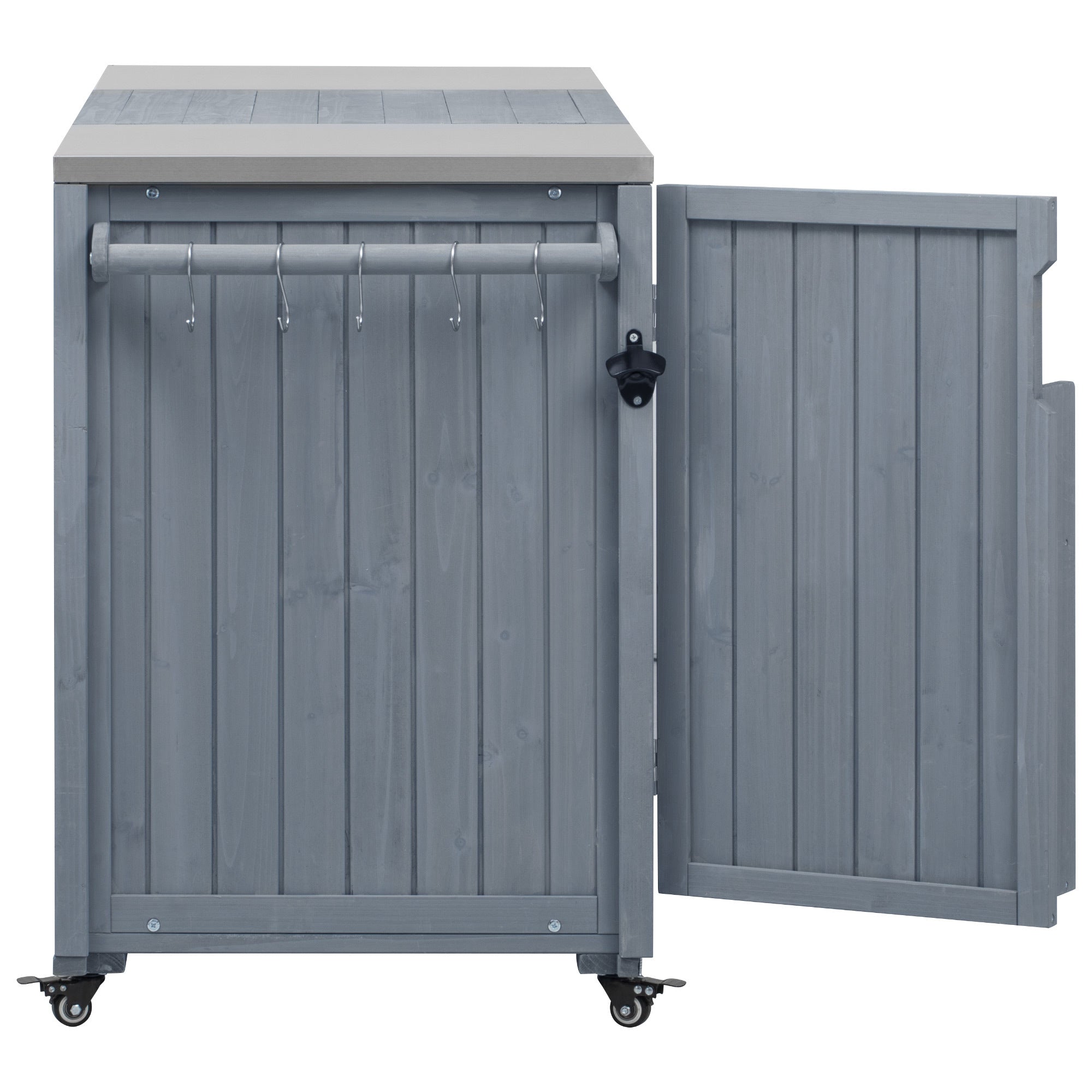 K&K 66.5" Outdoor Kitchen Island for Big Green Egg Grills (Cart only…)