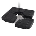 4-Piece 188 LBS Cantilever Offset Patio Umbrella Base-Black