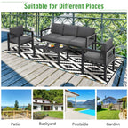 Alora 4-Piece Premium Outdoor Aluminum Furniture Set For Backyard & Poolside (SAK73532)