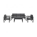 Alora 4-Piece Premium Outdoor Aluminum Furniture Set For Backyard & Poolside (SAK73532)