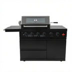 46-Inch 75300 BTU 6-Burners Deluxe Stainless Steel Gas Outdoor Kitchen Barbecue Grill