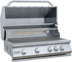 KoKoMo Outdoor Kitchen Island with Fire Feature – 7'6" x 9'