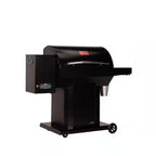 The Cumberland Wood Pellet Grill and Smoker in Black with Searing Grate