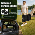 Foldable Outdoor Cook Station with Removable Shelves