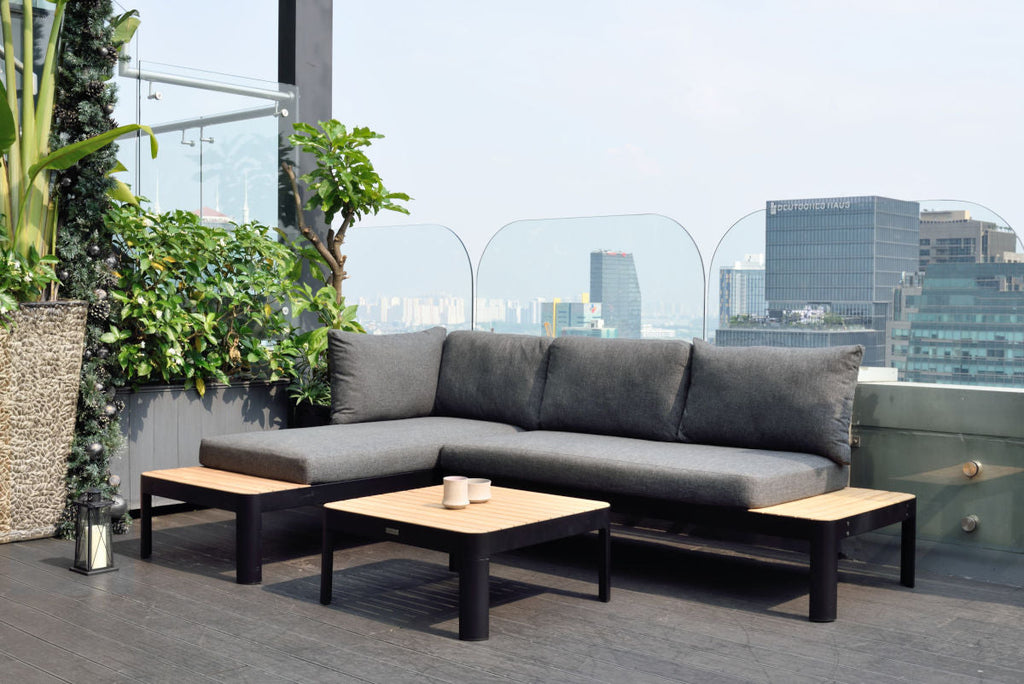 Portals Dark 2-Seat Sofa