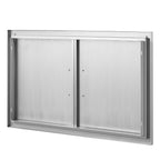 BBQ Access Door, 36W x 21H Inch Stainless Steel Outdoor Kitchen Door
