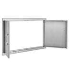BBQ Access Door, 36W x 21H Inch Stainless Steel Outdoor Kitchen Door