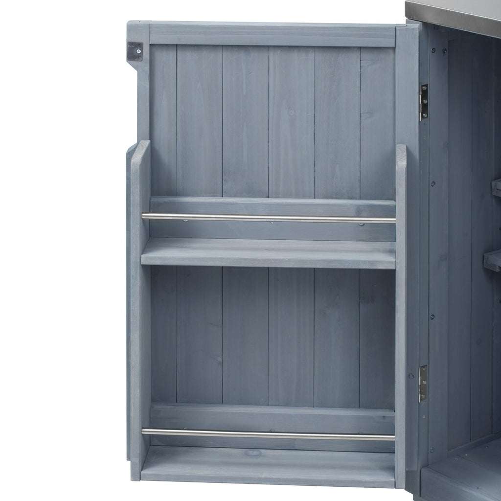 K&K 66.5" Outdoor Kitchen Island for Big Green Egg Grills (Cart only…)