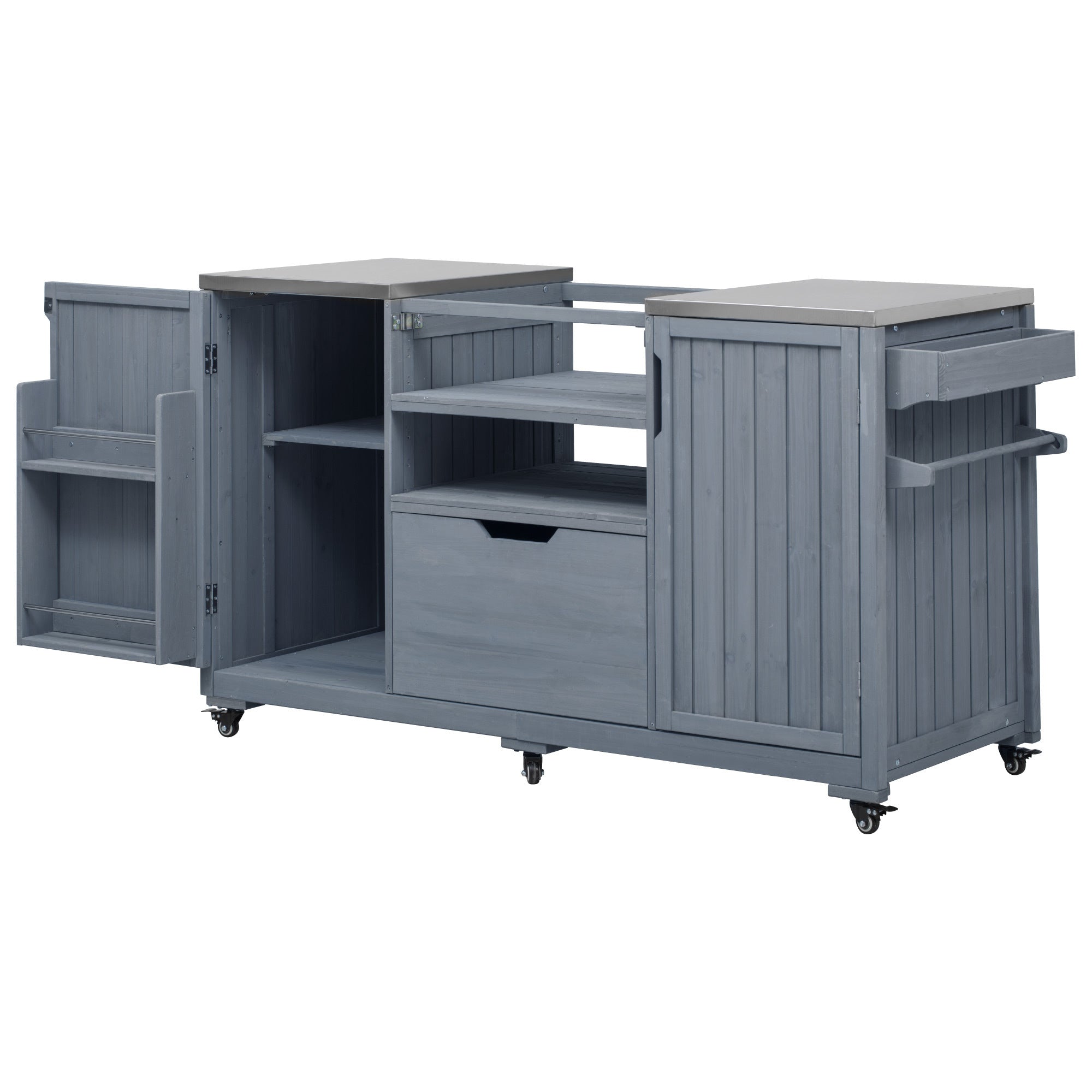 K&K 66.5" Outdoor Kitchen Island for Big Green Egg Grills (Cart only…)