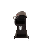 The Cumberland Wood Pellet Grill and Smoker in Black with Searing Grate
