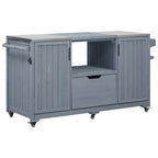 K&K 66.5" Outdoor Kitchen Island for Big Green Egg Grills (Cart only…)