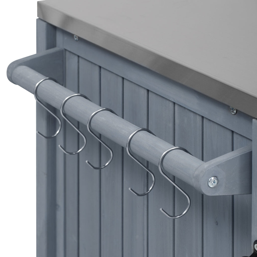 K&K 66.5" Outdoor Kitchen Island for Big Green Egg Grills (Cart only…)