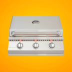 KoKoMo 26-Inch Premium 45K BTU Elite 3-Burner Built-In Gas Grill [KO-ELITE-3BG] (SAK82946)