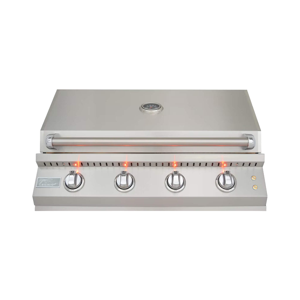 KoKoMo 32-Inch Premium 45K BTU Elite 4-Burner Built-In Gas Grill [KO-ELITE-4BG] (SAK94057)