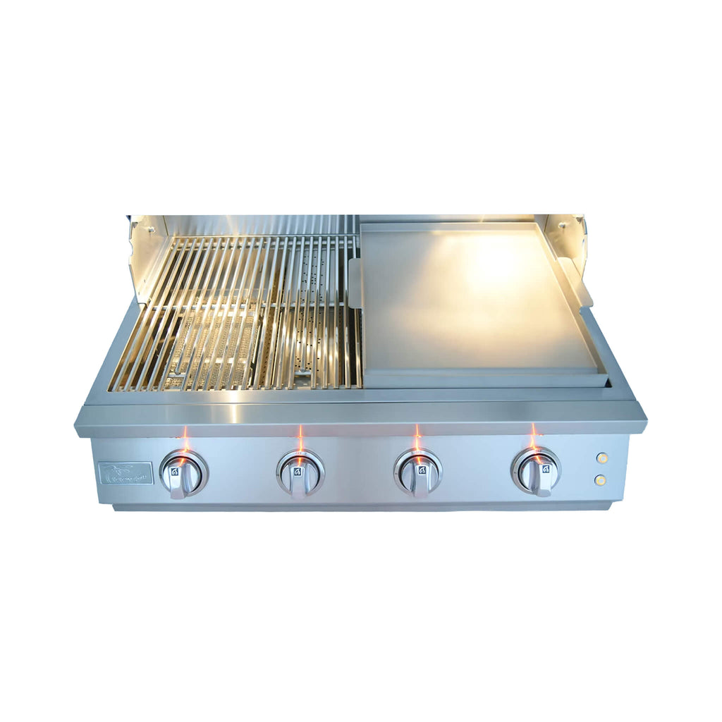 KoKoMo 32-Inch Premium 45K BTU Elite 4-Burner Built-In Gas Grill [KO-ELITE-4BG] (SAK94057)