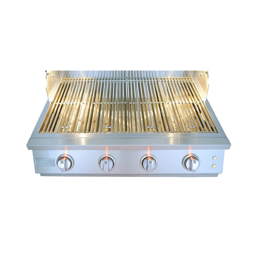 KoKoMo 32-Inch Premium 45K BTU Elite 4-Burner Built-In Gas Grill [KO-ELITE-4BG] (SAK94057)