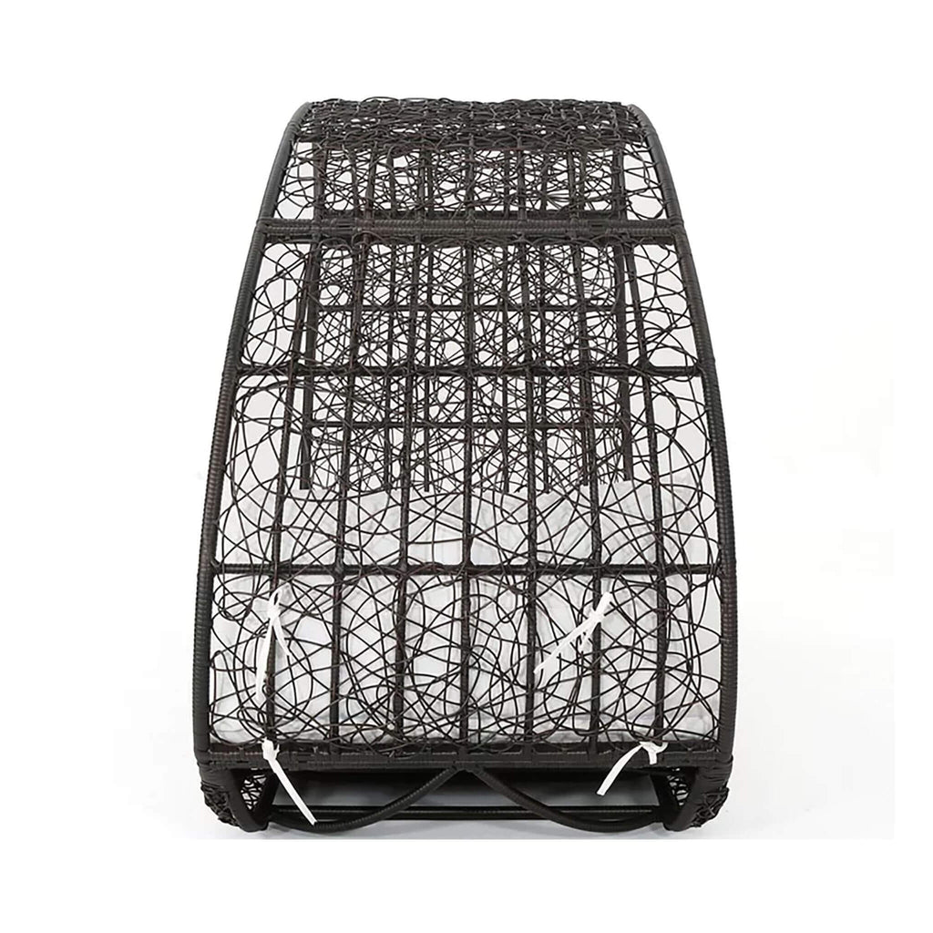 Alora Large 2-Person Abigal Outdoor Wicker Daybed With Aluminum Frame And Cushions (SAK23942)