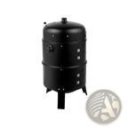 Portable Iron Charcoal Smoker Grill with Thermometer